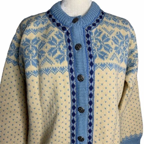 Vintage 60s Dale of Norway Cardigan Sweater XS - Picture 2 of 6